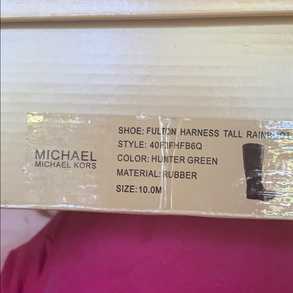 Michael Kors Rain Boots Tall - Picture 5 of 5